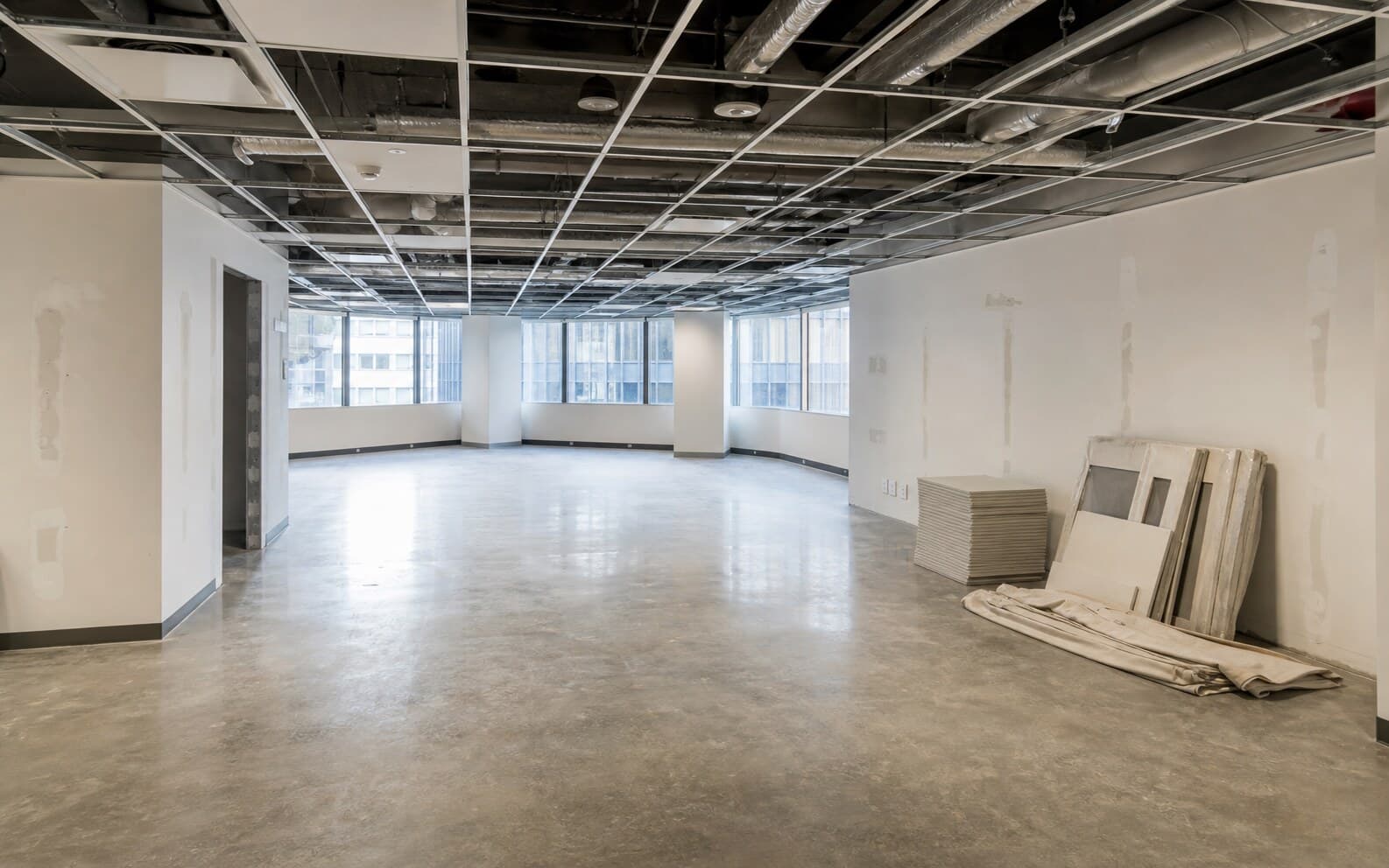 Clean commercial tenancy prepared for make good handover works